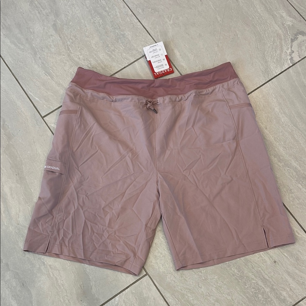 Women’s Gradual light pink sports Board Shorts size XXL